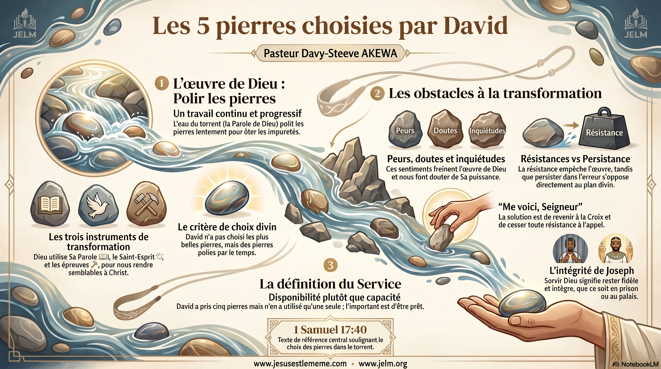 [Boite à outils] - Les 5 pierres choisies par David