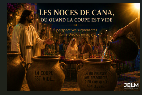Les noces de Cana - Quand la coupe est vide